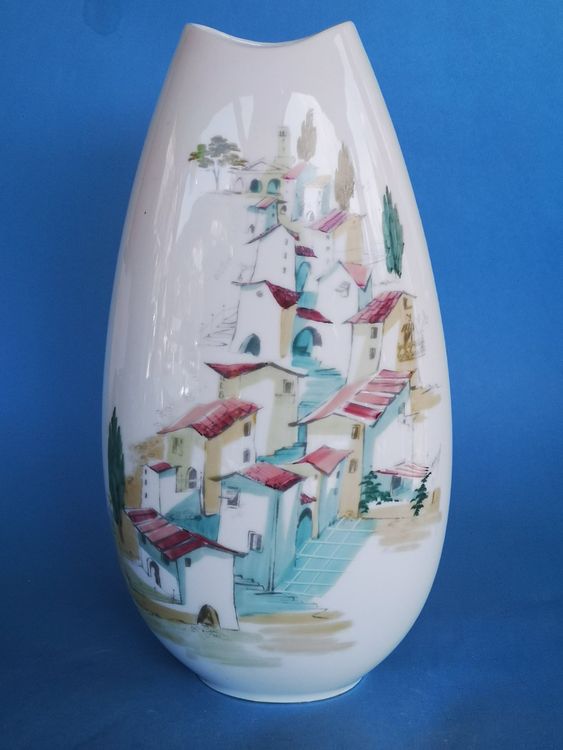 Rosenthal Vase...c1950s Handbemahlt Muller signert Kaufen auf Ricardo