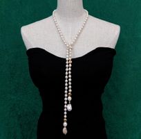 Sautoir Collier perles keshi