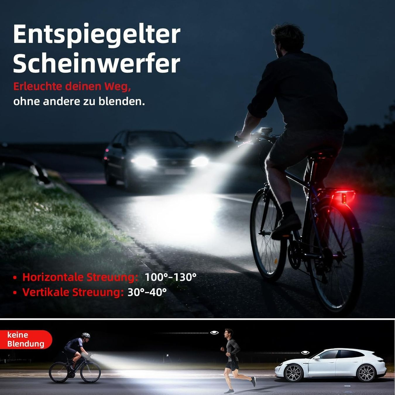 Ersatzteile: Fahrradlicht Set StVZO 100 Lux USB-C – Neu und originalverpackt aus Suhr von SchnapperCH 6