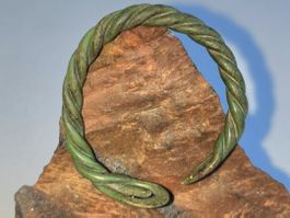 Antiker, skandinavischer Fingerring aus Bronze, 8.-11.Jh.n.c