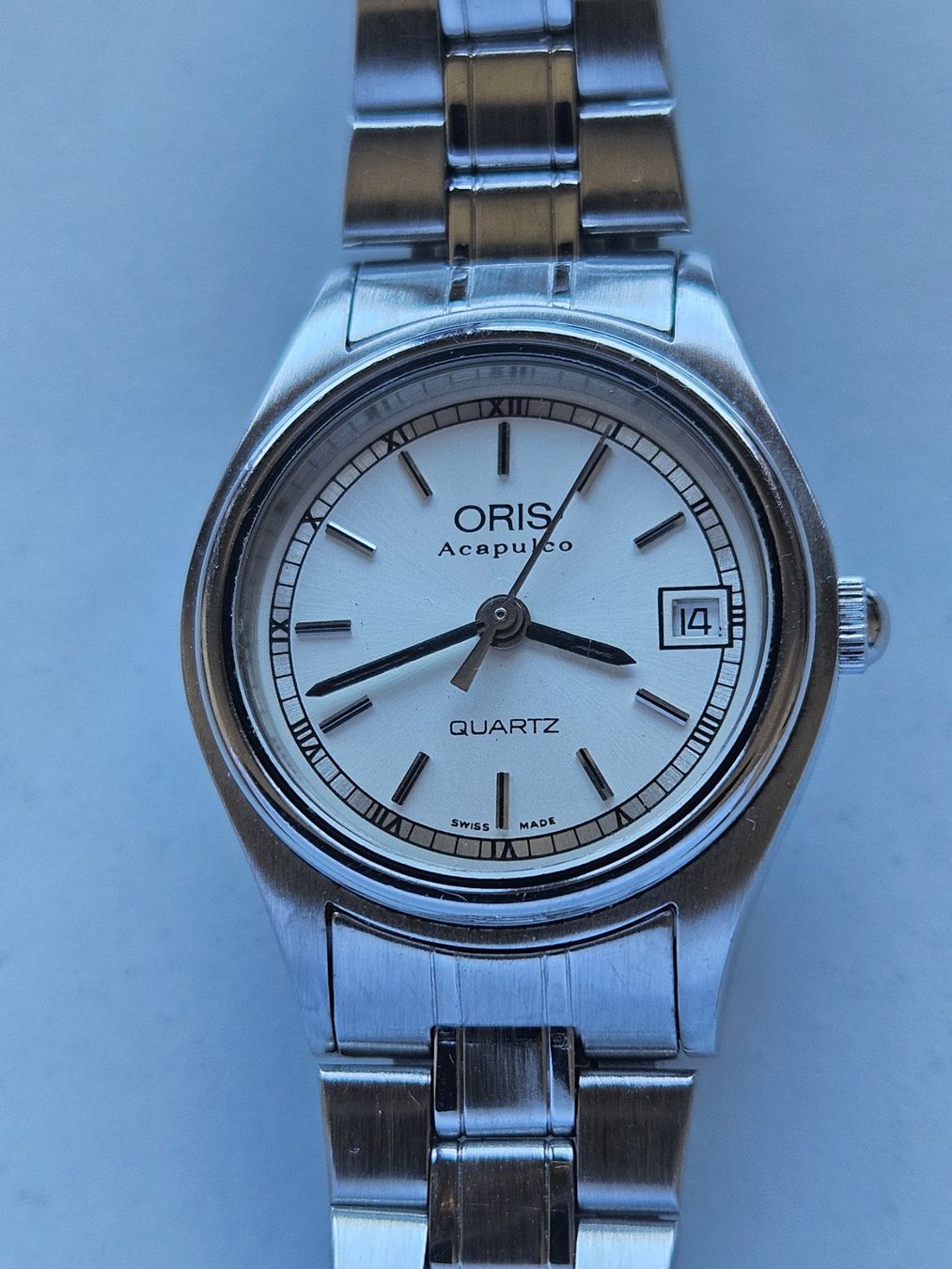 Oris Orologi: 550 Oris Acapulco Date Quartz Damenuhr – Usato da Berikon venduto da mmm21