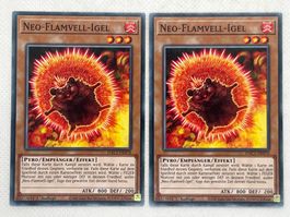 2x Neo-Flamvell-Igel Yu-Gi-Oh! Karte - Selten