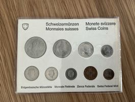 Schweizermünzen Set Eidgenössische Münzstätte 1974 OVP 
