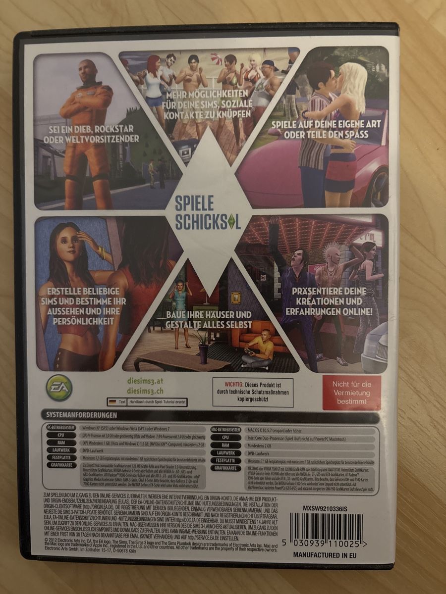 Spiele: Die Sims 3 – Gebraucht aus St. Gallen von sabrina_19 1