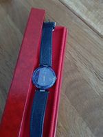 Tissot RockWatch Damen Vintage Uhr blaues Steingehäuse