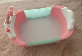 Puppen Badewanne mit Dusche - guter Zustand