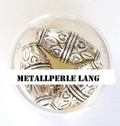 Perle (finte): Metallperle altsilber – Nuovo (secondo la descrizione) da Schlatt TG venduto da kreativ-atelier