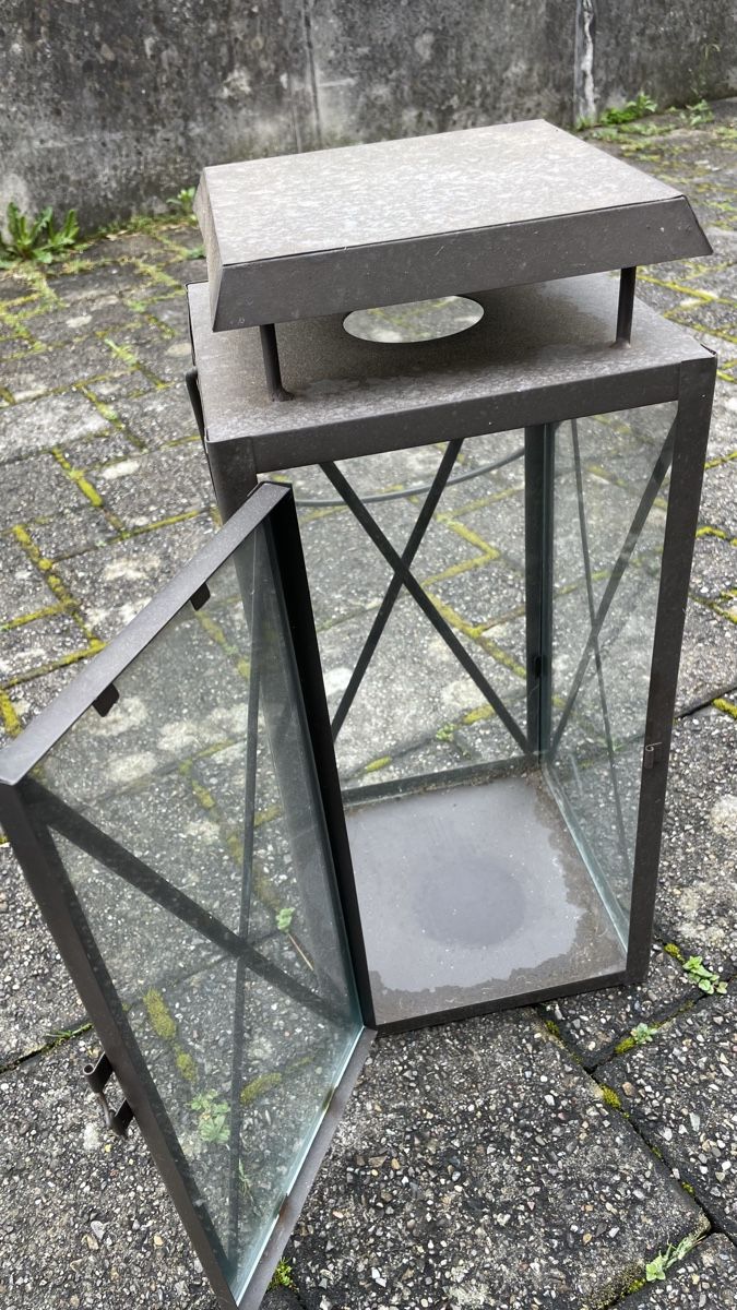Lanterne: Laterne braun quadratisch – Usato da Wallenwil venduto da Pm2000 1