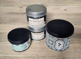 Lot de bougies parfumées