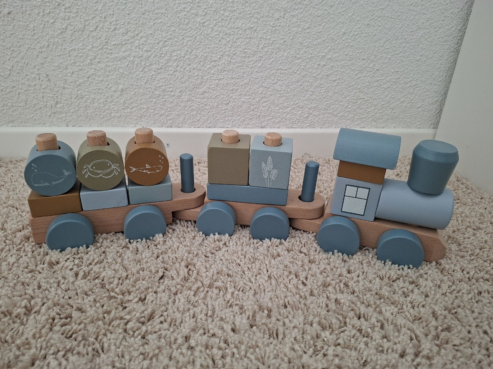 Spielzeuge: Little Dutch Holzzug / Steckspiel – Gebraucht aus Balterswil von Steineparadies 1