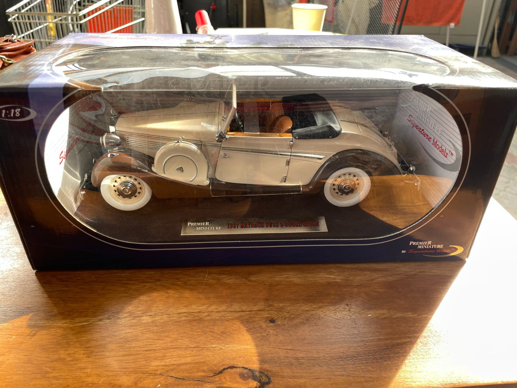 Modellini d'auto: Maybach 1937 Spohn cabriolet   1:18 – Nuovo e nell'imballaggio originale da Wohlen AG venduto da Erelpowerline
