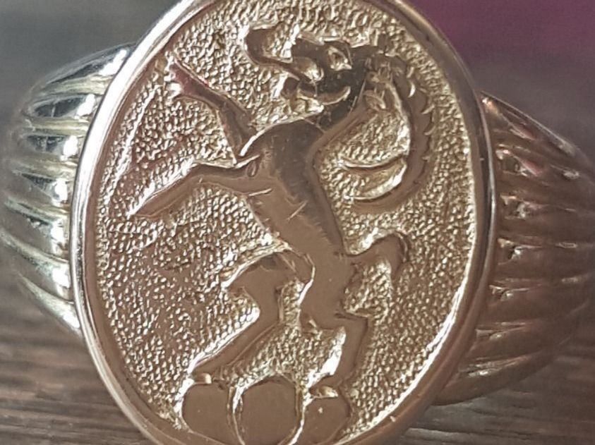 Anelli: Steinbock 750 Gold - Ring 18 Karat Gold – Nuovo (secondo la descrizione) da Unterägeri venduto da Altgoldschmuck 6