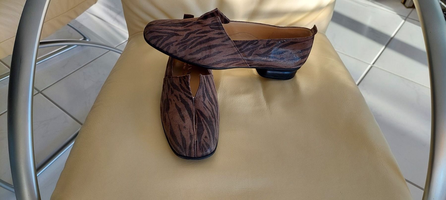 Brunate Scarpe da donna: "Brunate" Damen-Schuh braun/animal – Usato da RAMLINSBURG venduto da AUDITT1999 1