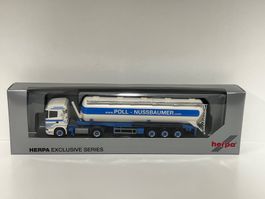 Herpa POLL-NUSSBAUMER Scania  Miniaturmodelle LKW  1:87