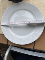 Schöne weisse Porzellanteller,Lumaca, 10 Stück