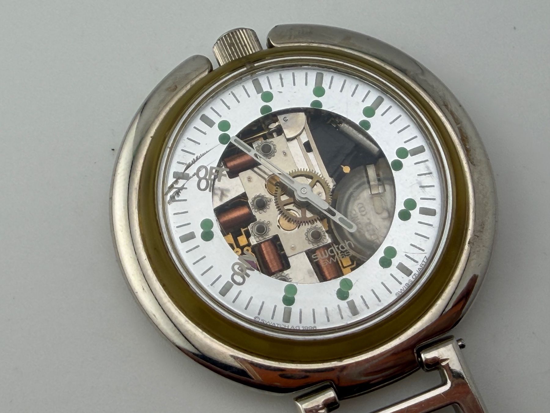 Swatch Orologi: SWATCH montre de poche et de table 47mm – Usato da Biel/Bienne venduto da MrP_WatchesBiel
