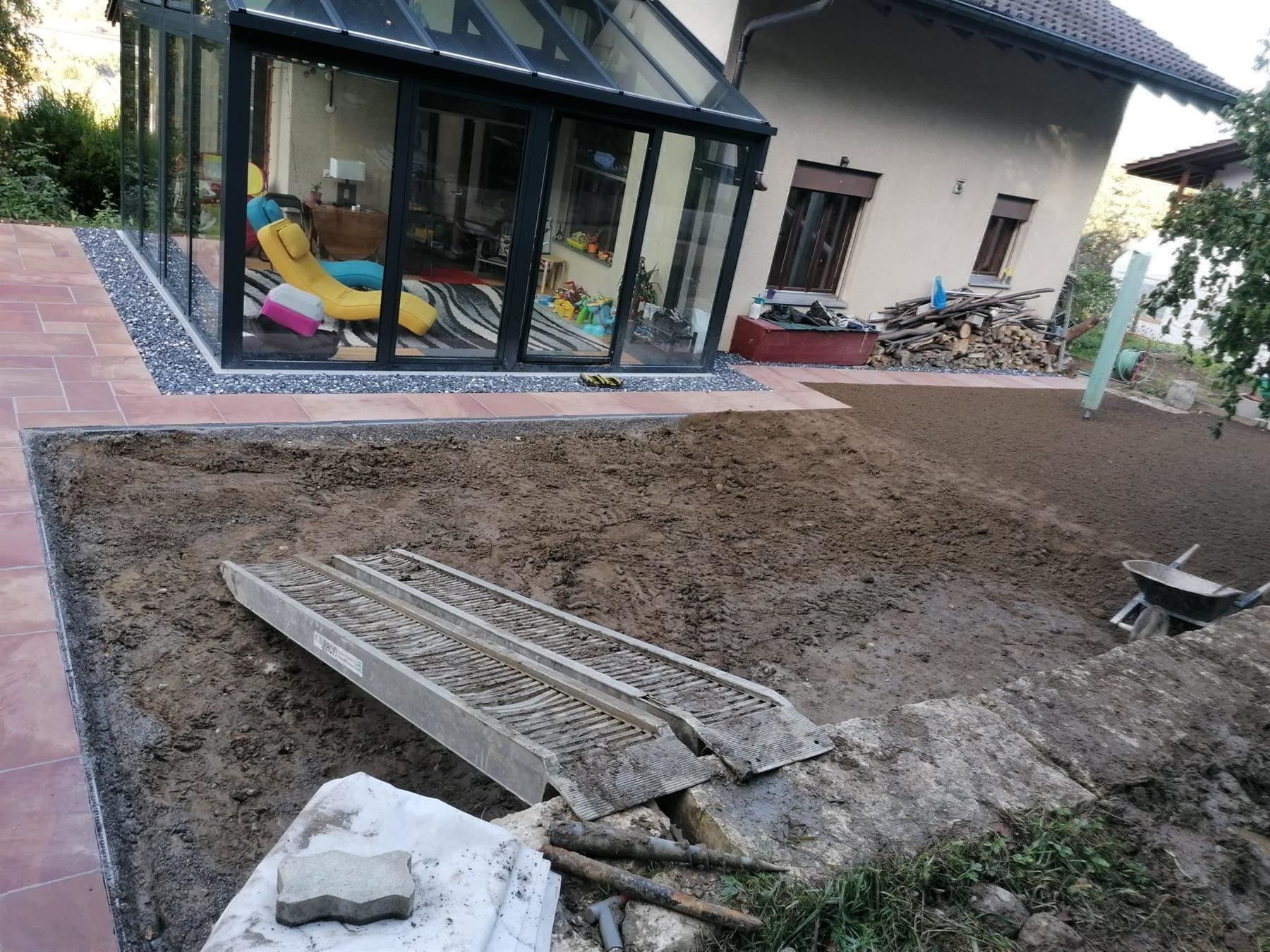 Bodenbeläge: Gartenplatten Sandstein MODAK bruchrau, Kanten gebrochen – Neu (gemäss Beschreibung) aus Thalwil von Qualitaetdesign 5