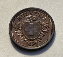 1899 1 Rappen unz