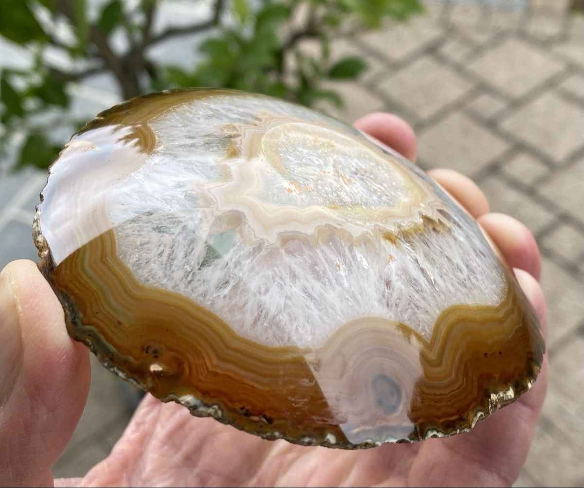 Minerali & Pietre curative: Wunderschöner Achat in Schalenform  – Usato da Selzach venduto da 321compac 6