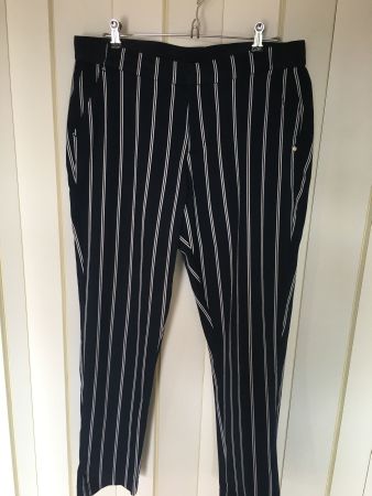 Hose blau/weiss gestreift, Gr.44
