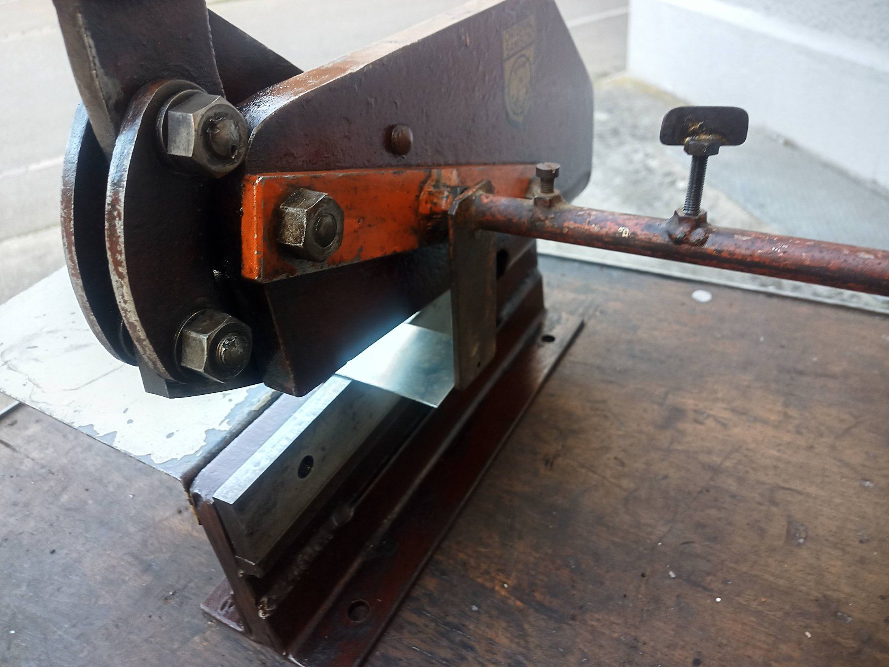 Tutti gli attrezzi: Handhebel Blechschere Marke Samson Made in England – Usato da Wettingen venduto da Andres64 1