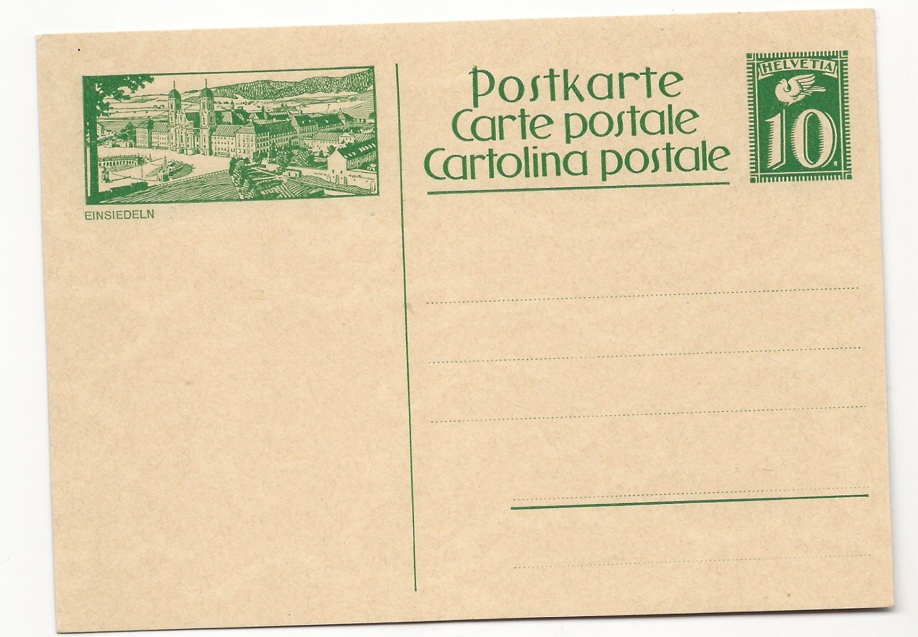 Tutti i francobolli: Bildpostkarte Einsiedeln zw – Usato da Aarau venduto da fussball-fussball