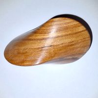 Oloid aus CH Ulme 80x53mm Handgeschliffenes rollendes Objekt