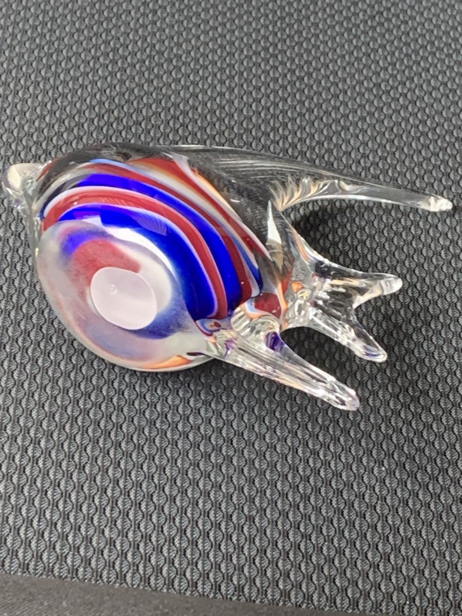 Statuette: Glas -  „Fisch“ – Usato da Wangen b. Olten venduto da Finolino28 5