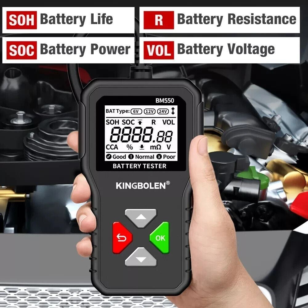 Ladegeräte: 12V 24V Battery Tester Diagnostic – Neu und originalverpackt aus Flawil von SELMANAUTOTEILE 4