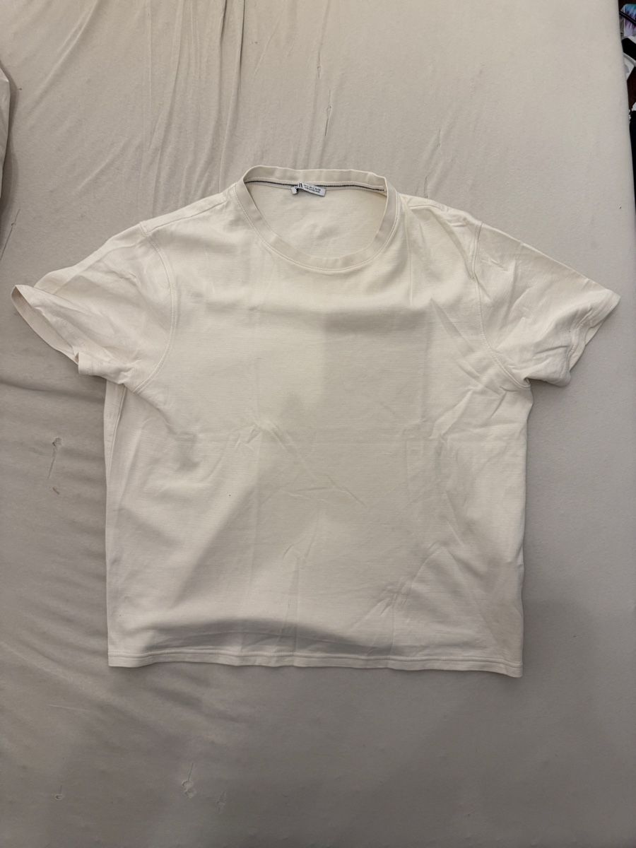 Zara T-shirt: Zara blank tee – Nuovo (secondo la descrizione) da Chur venduto da sil_v7n6
