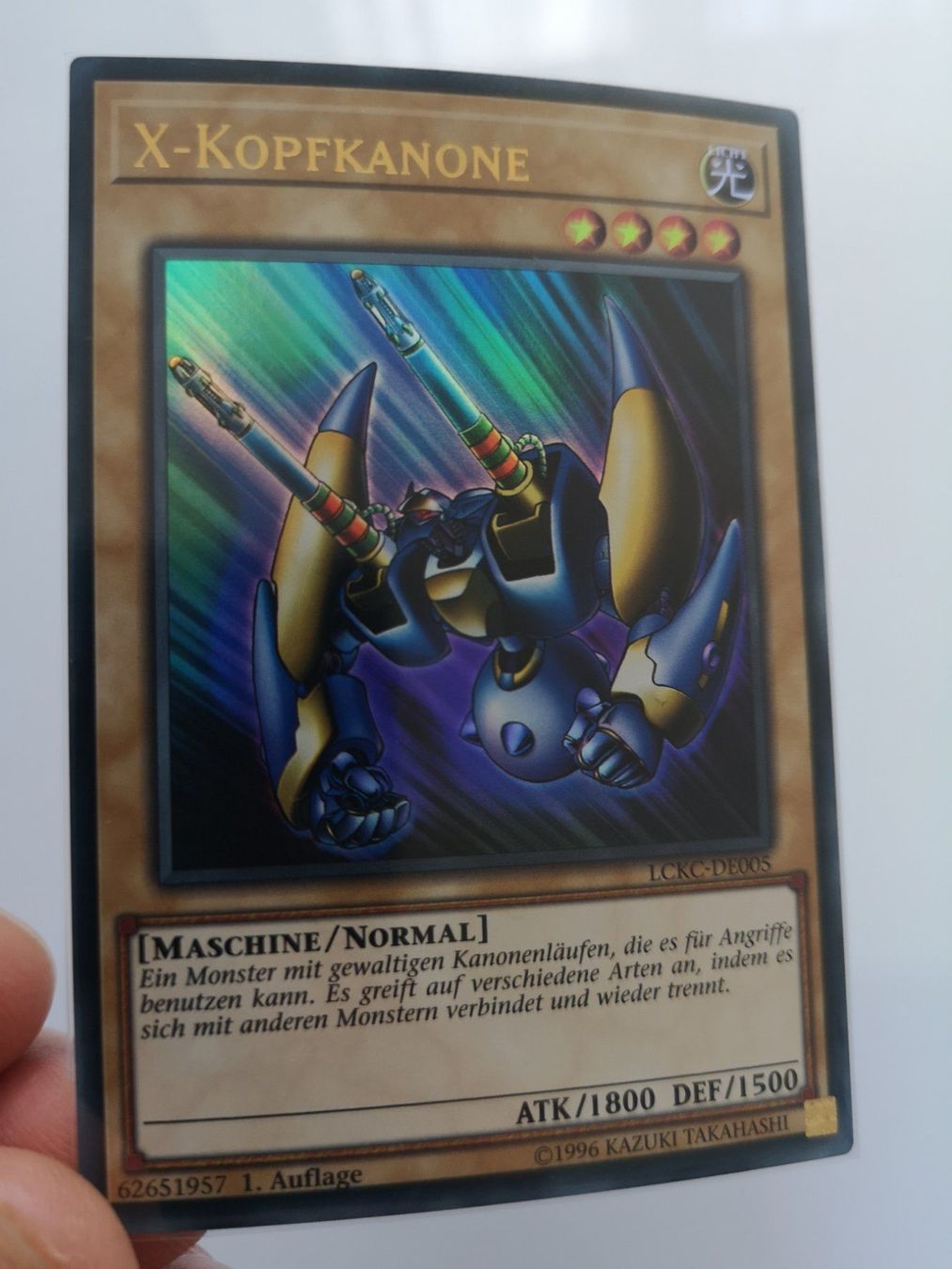 Yugioh Carte collezionabili: X-Kopfkanone UR Mint 1.Auflage – Nuovo e nell'imballaggio originale da Boswil venduto da ShoppingCenterCity