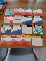 Lot de 16 disquettes de Commodore 64 avec boite de rangement