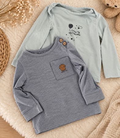 2x Pulli Baby 62/68 cm