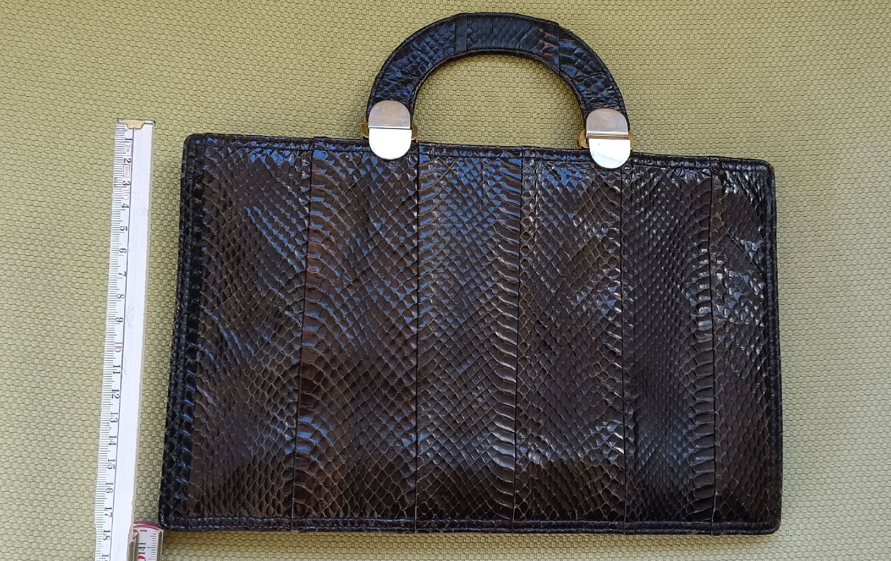 Borse da donna: Krokodiltasche aus echtem Leder pochette – Usato da Porza venduto da tbch