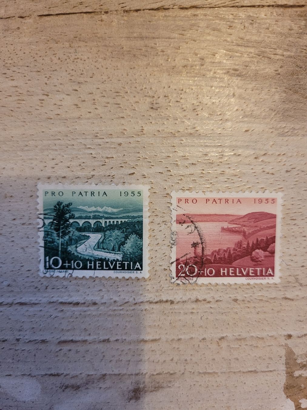 Alle Briefmarken: Pro Patria 1955 – Gebraucht aus Inwil von Flower2325