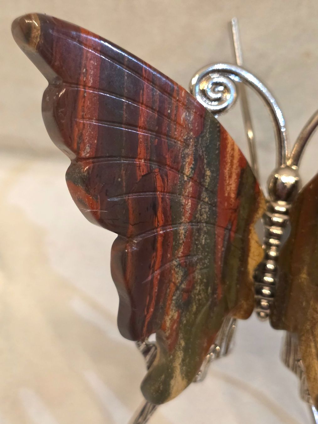 Minerali & Pietre curative: Iron Tigerauge Schmetterling – Nuovo e nell'imballaggio originale da Matzingen venduto da Shay_Crystalz 1