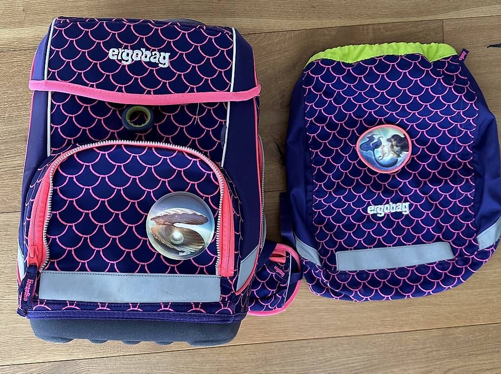 Borse & Zaini: Ergobag Cubo Schulrucksack mit Sport Tasche – Usato da Gachnang venduto da jsbn 1