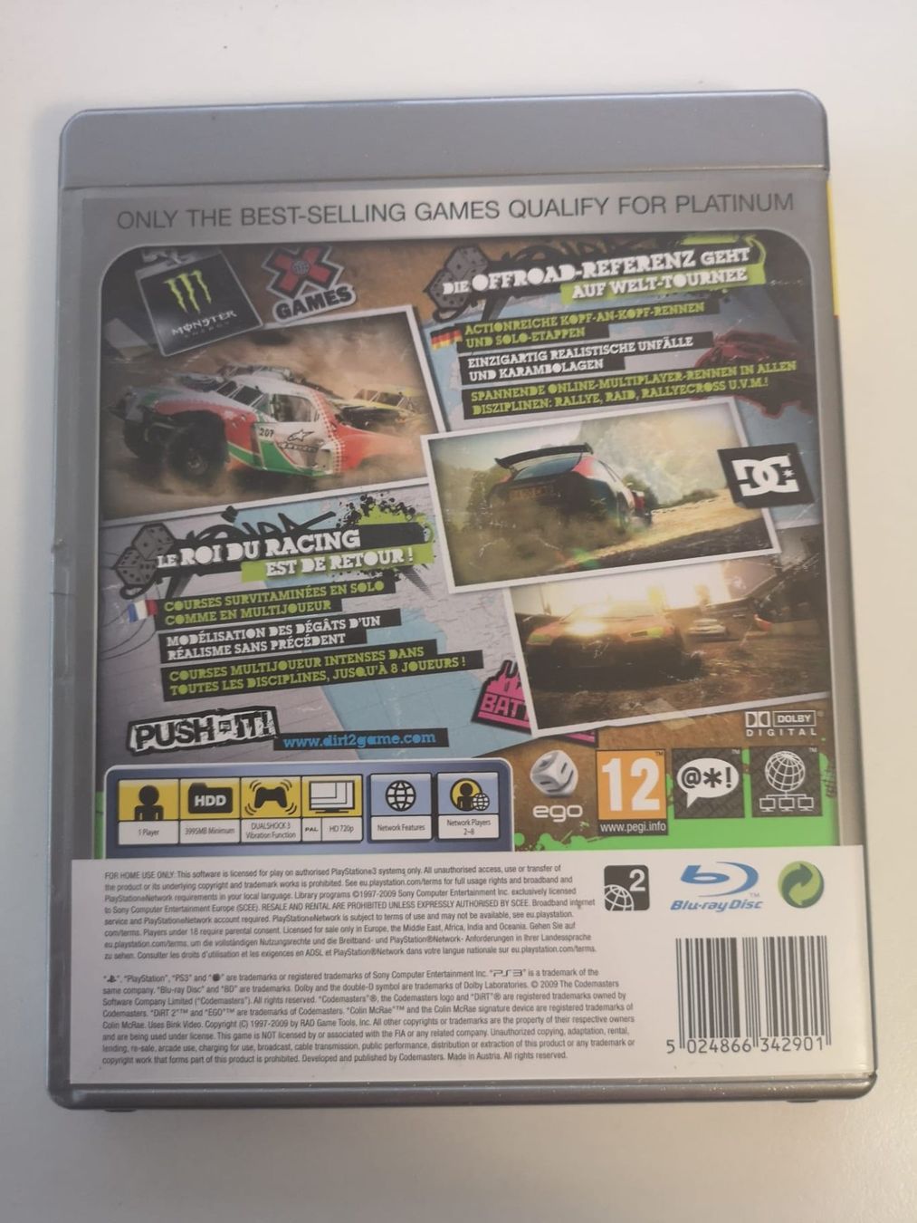Giochi: Dirt 2 (Platinum) (PS3) – Usato da Herisau venduto da Seyashop_2 2