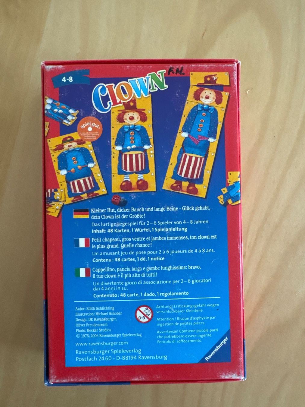 Spiele: Brettspiel Clown – Gebraucht aus Goldach von Hibiskus23 1