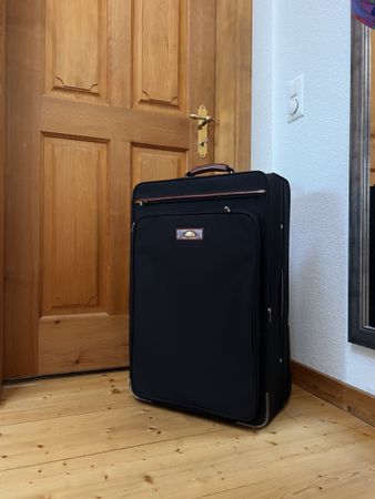 Samsonite Reisekoffer in schwarz, wurde sehr selten benutzt
