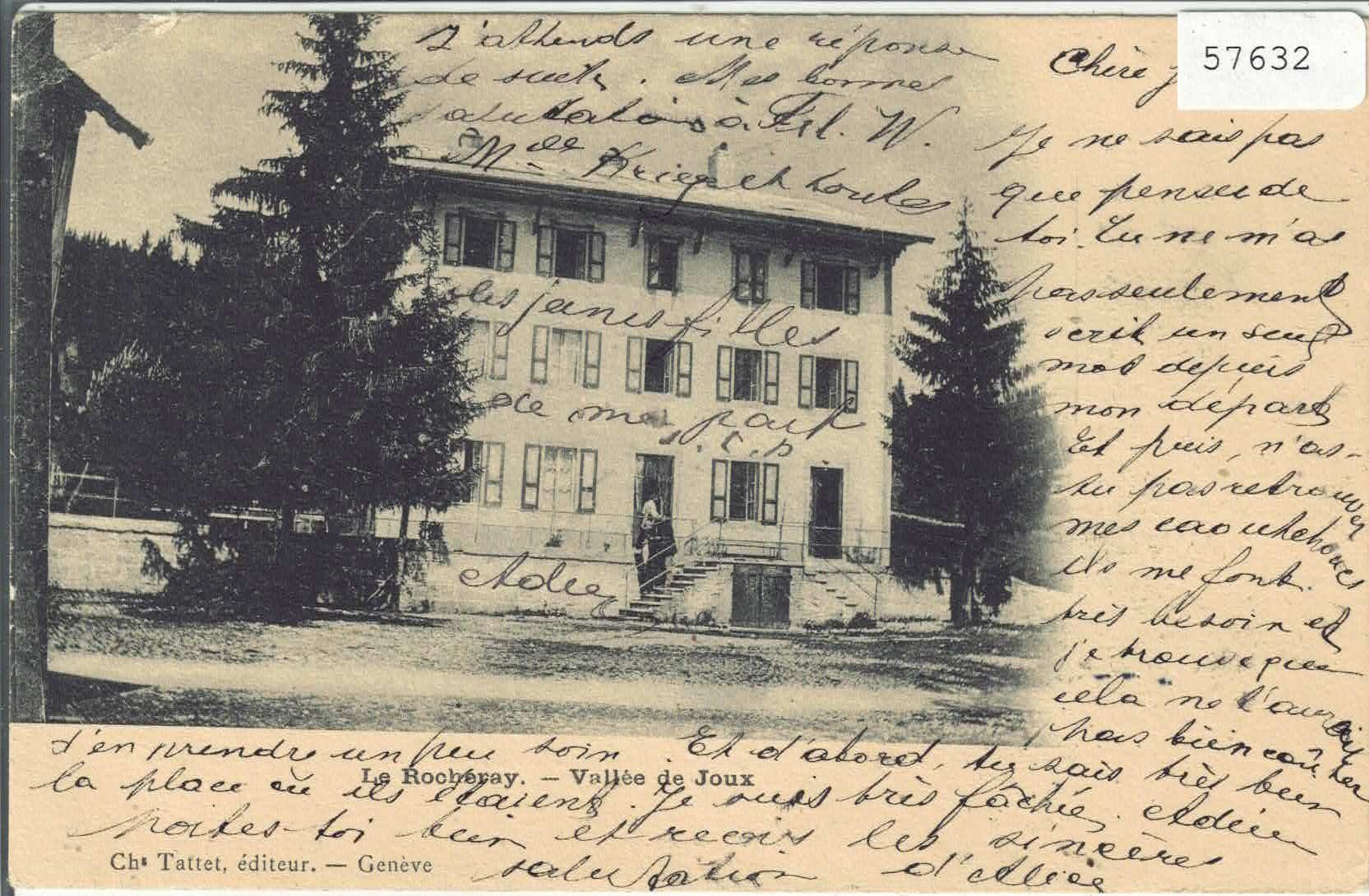 Cartes postales: Le Rocheray - Vallee de Joux – Défectueux à Ettingen par Kartenplanet