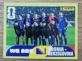We are Bosnien-Herzegovina BIH 13 Panini FIFA World Cup 2026