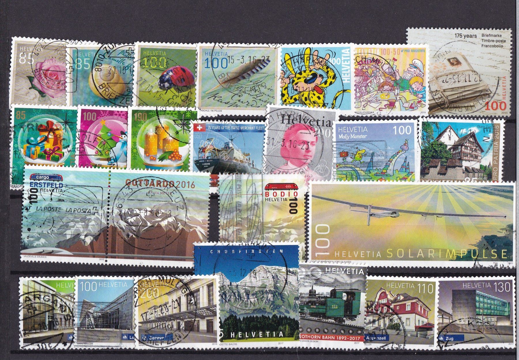 Alle Briefmarken: CH Briefmarken Lot ab 2014 – Gebraucht aus Münchwilen AG von Nesar 1