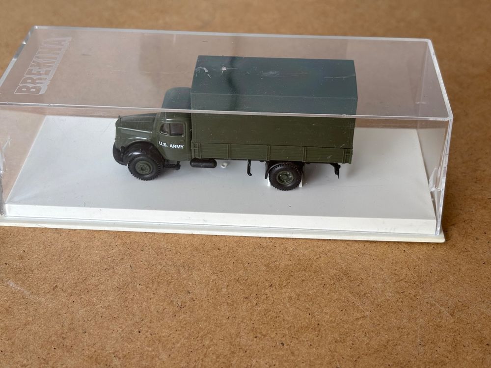 Brekina Voitures modèles: Brekina 4005 MB US Army LKW – Neuf avec emballage d'origine à Hauterive NE par eriamch