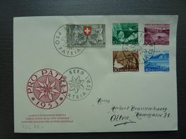 1953  Pro Patria FDC Satz (P5)  Fr. 17.50 / SBK 175.--