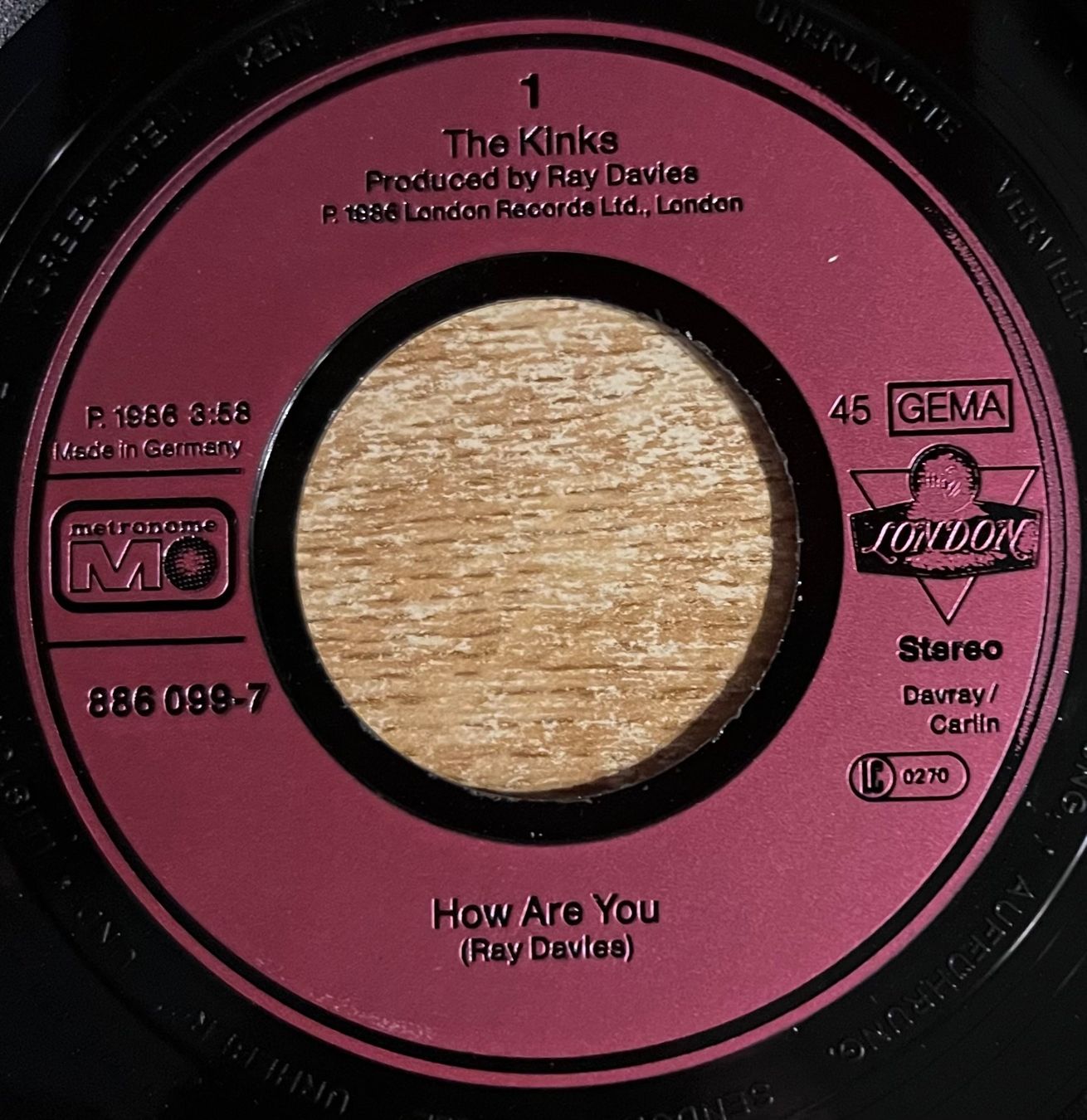 Vinyles: THE KINKS - HOW ARE YOU – D'occasion à Bussigny par vinyl-pas-cher 2