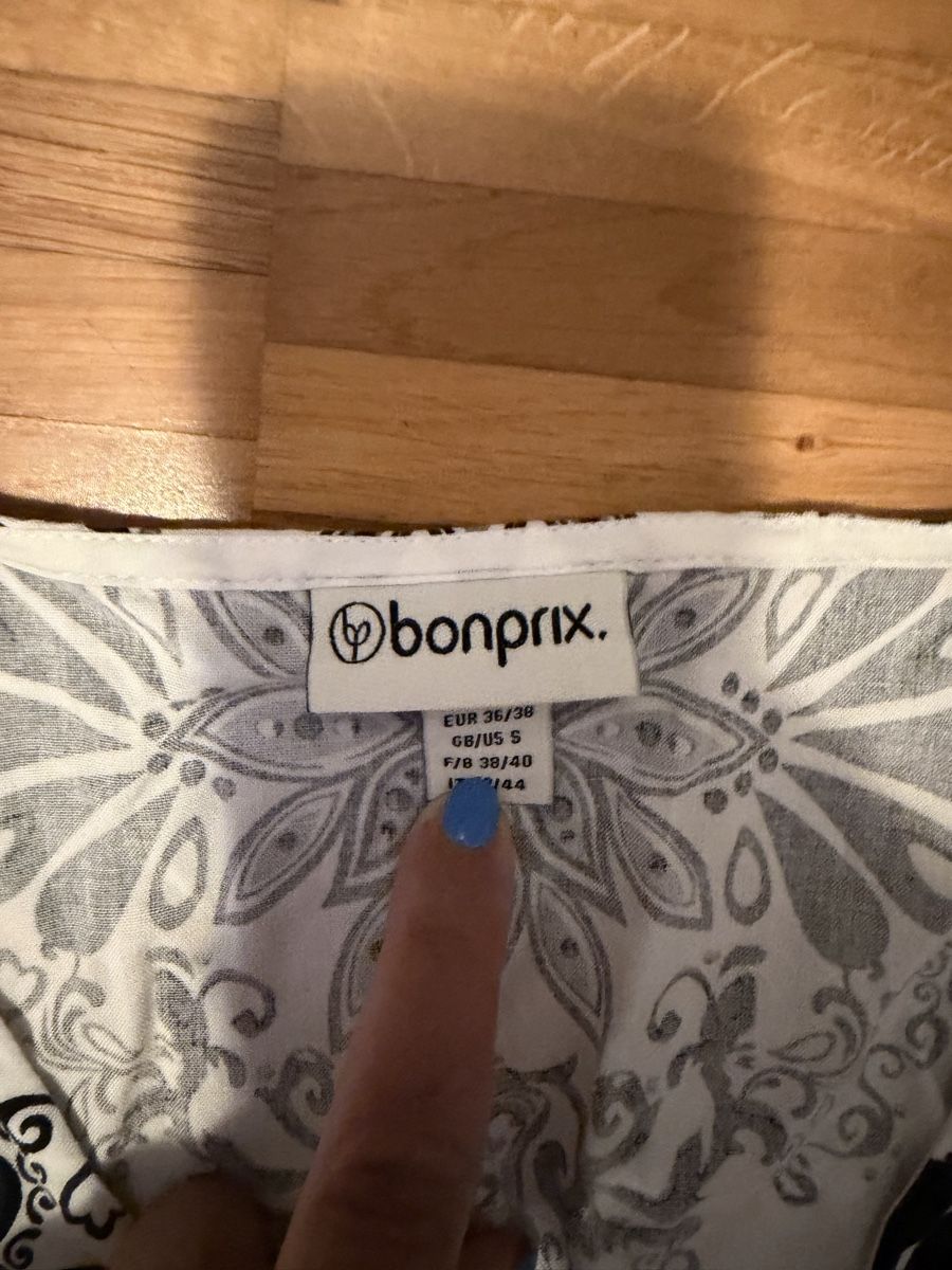Tuniche: Bonprix Kaftan white/black size 36/38 new – Nuovo (secondo la descrizione) da Zuerich venduto da mjaudm 1