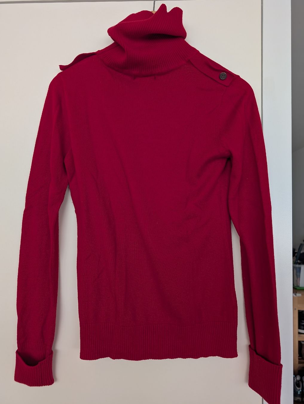 Mango Maglioni & Felpe: Mango Rollkragenpullover, Rot, Grösse M (mit L angeschrieben – Usato da Basel venduto da an_v7yj 6