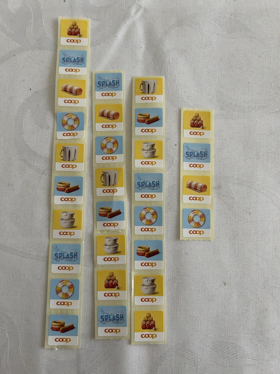 Coop Timbres & points: 30x Coop Splash Märkeli – Neuf (Voir description) à Liebefeld par Lev-Or