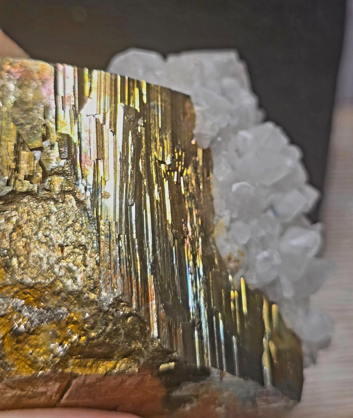 Minerali & Pietre curative: Pyrit mit Quarz 515g – Nuovo e nell'imballaggio originale da Matzingen venduto da Shay_Crystalz 3